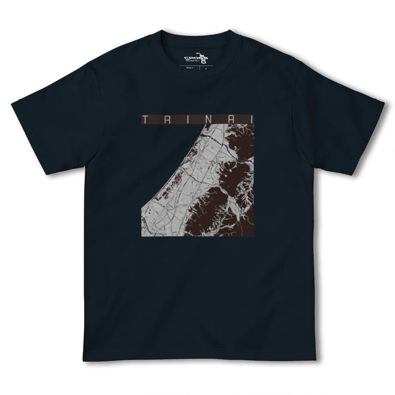 【胎内(新潟県)】地図柄ヘビーウェイトTシャツ
