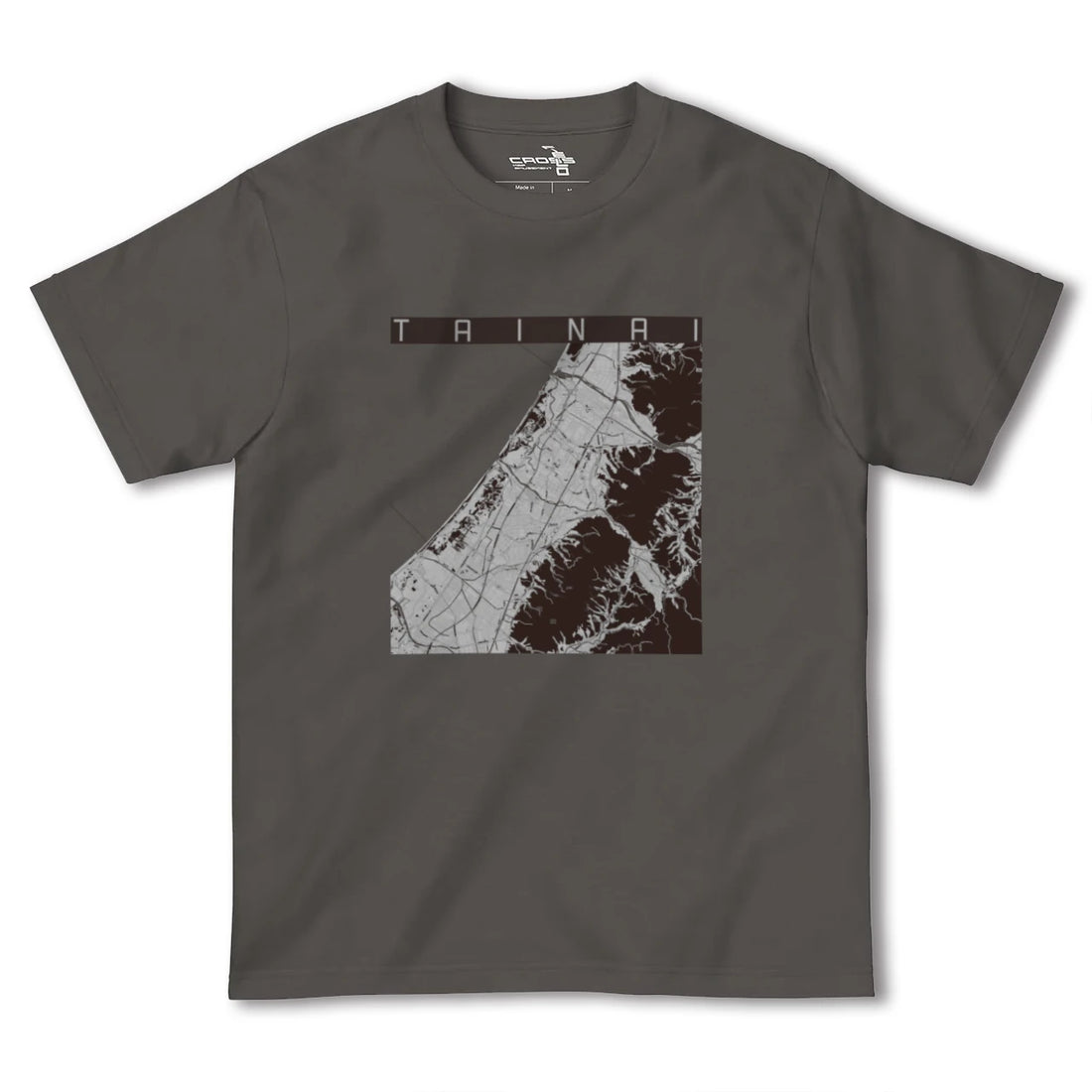 【胎内(新潟県)】地図柄ヘビーウェイトTシャツ