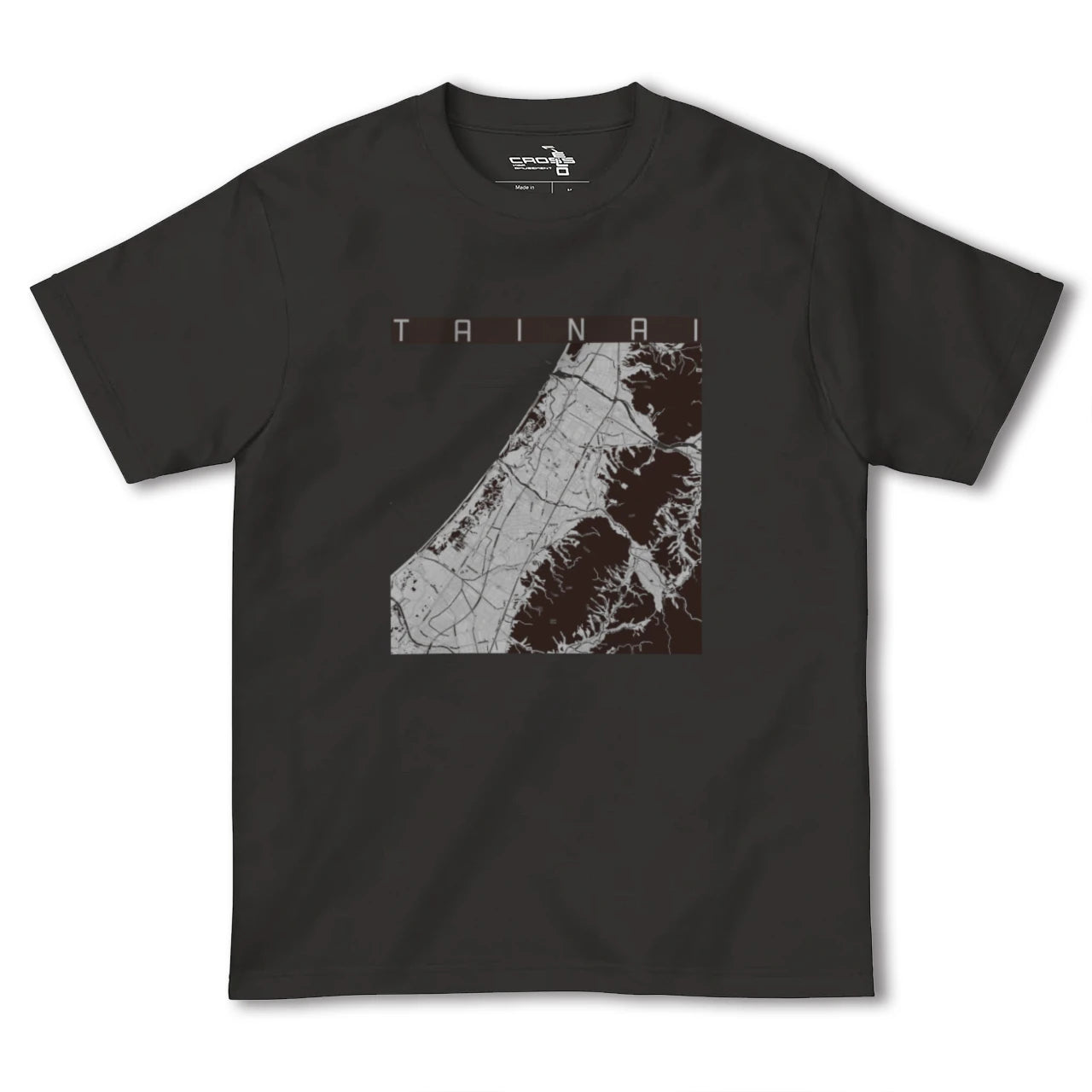 【胎内(新潟県)】地図柄ヘビーウェイトTシャツ