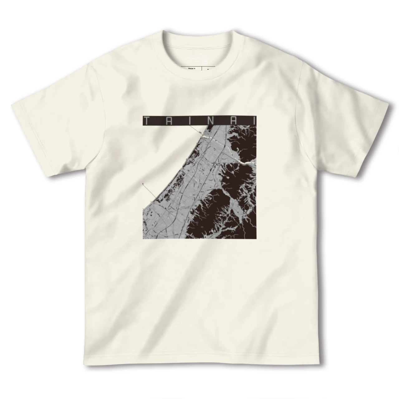 【胎内(新潟県)】地図柄ヘビーウェイトTシャツ
