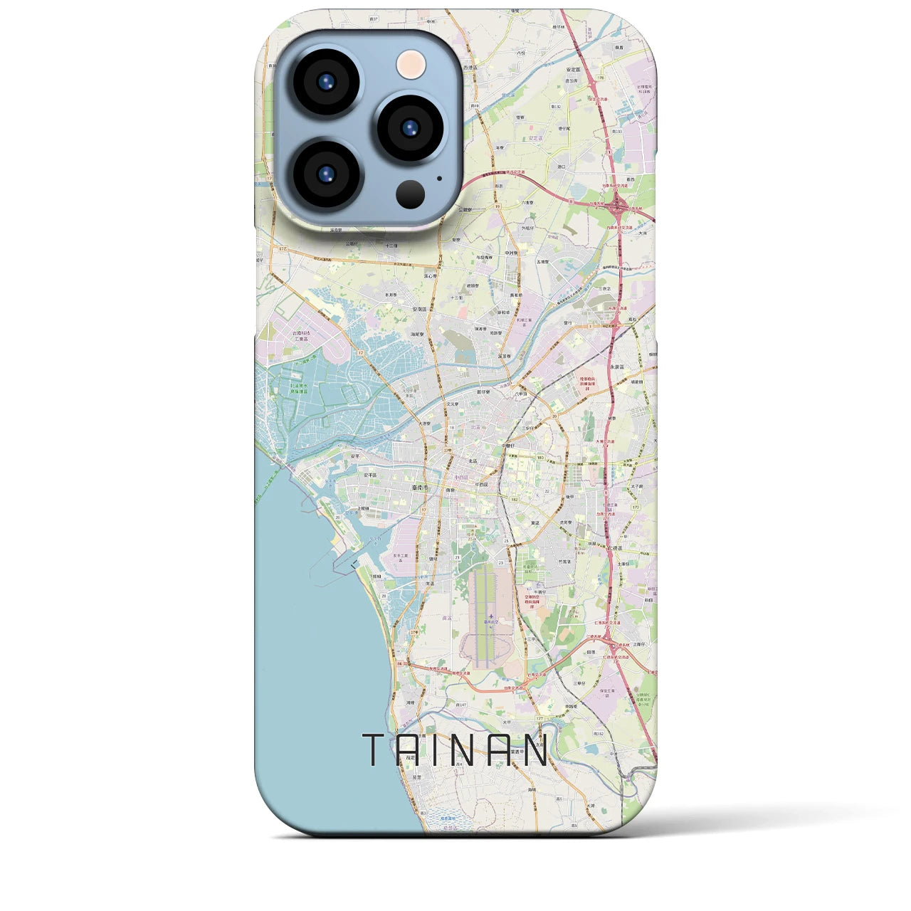 【台南(台湾)】地図柄iPhoneケース(バックカバータイプ)