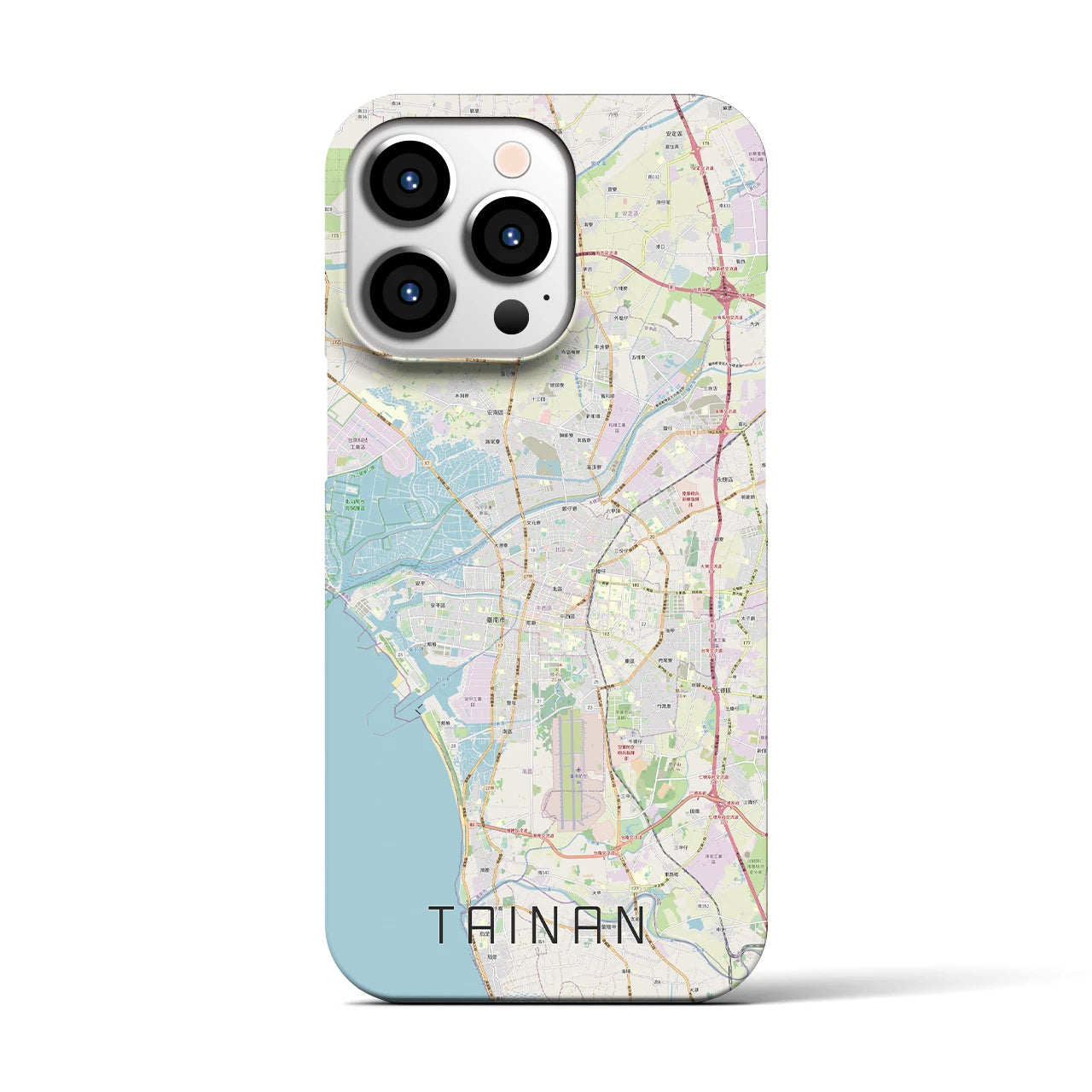 【台南(台湾)】地図柄iPhoneケース(バックカバータイプ)