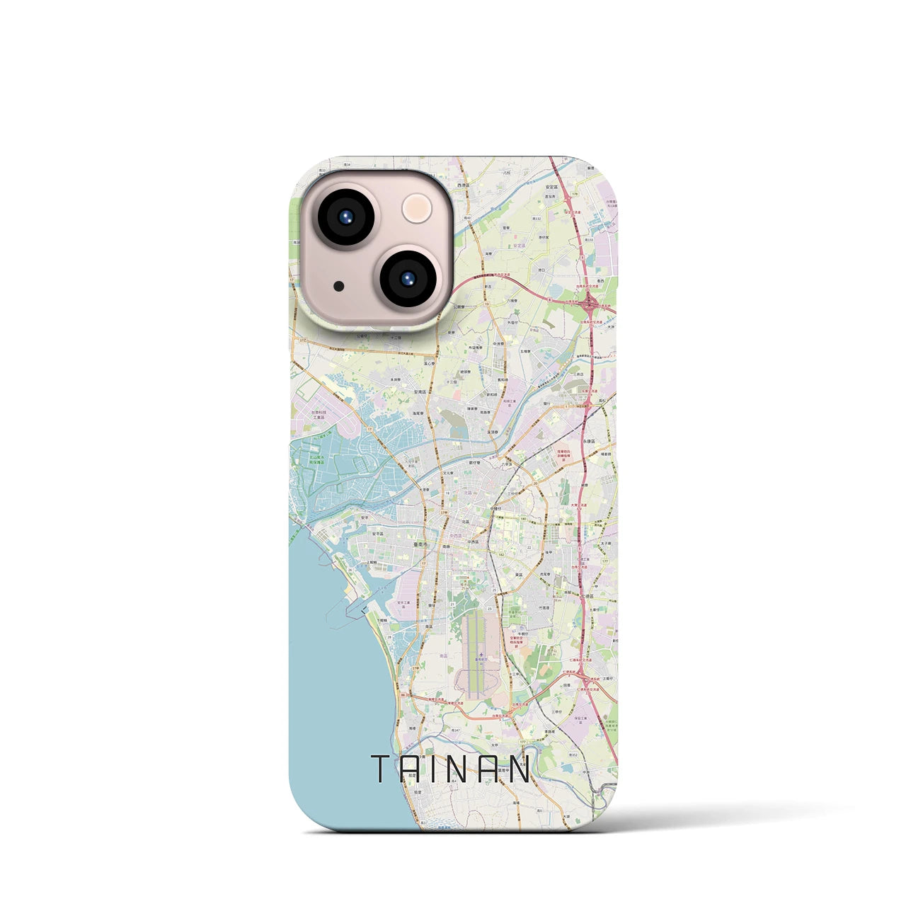 【台南(台湾)】地図柄iPhoneケース(バックカバータイプ)