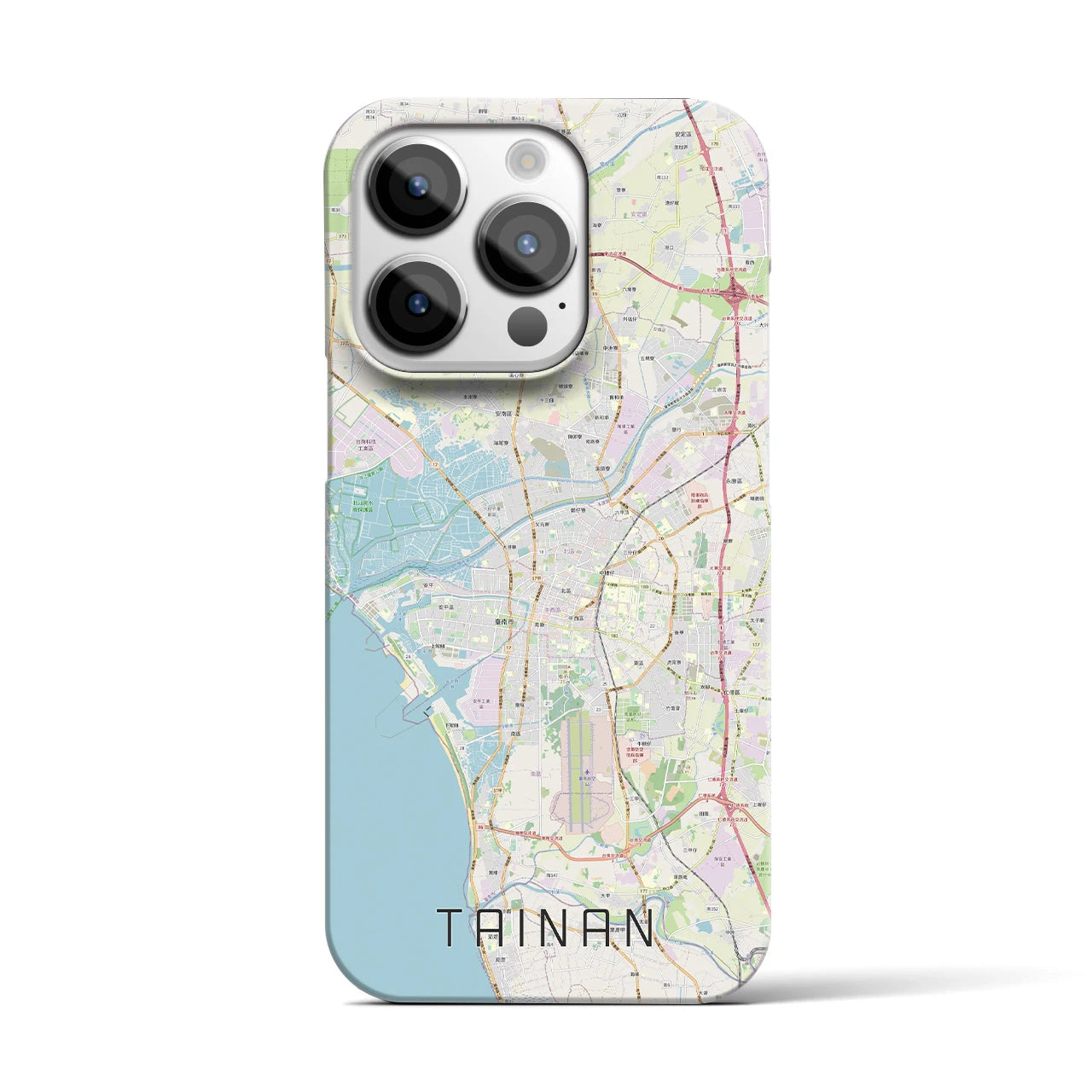 【台南(台湾)】地図柄iPhoneケース(バックカバータイプ)