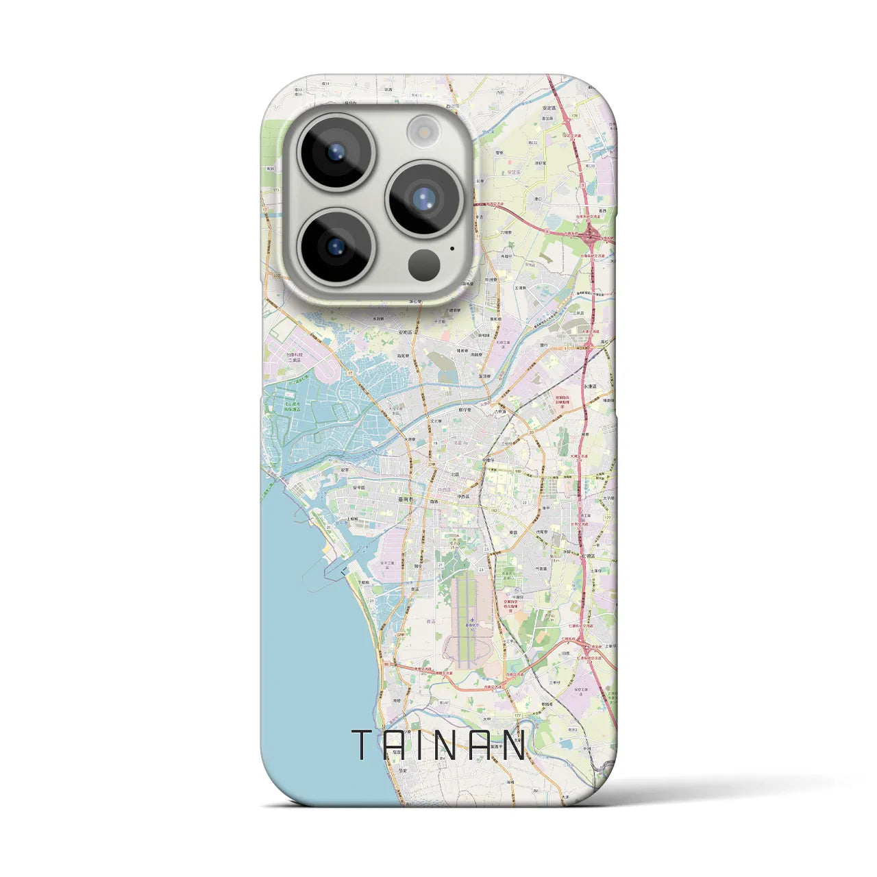 【台南(台湾)】地図柄iPhoneケース(バックカバータイプ)