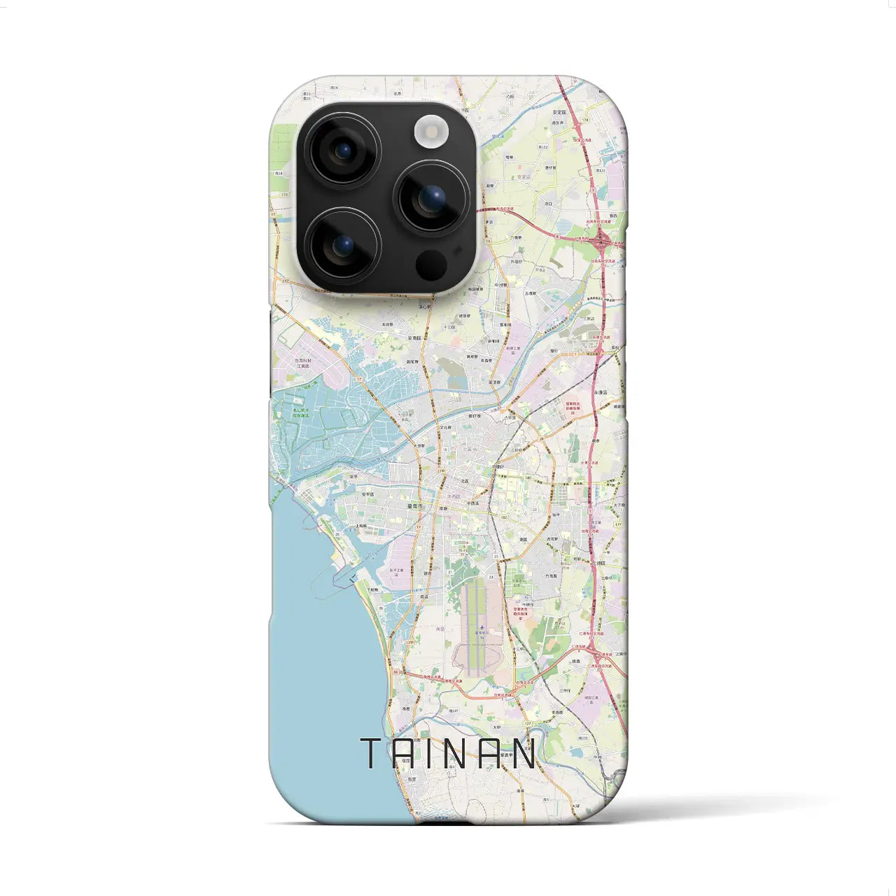 【台南(台湾)】地図柄iPhoneケース(バックカバータイプ)