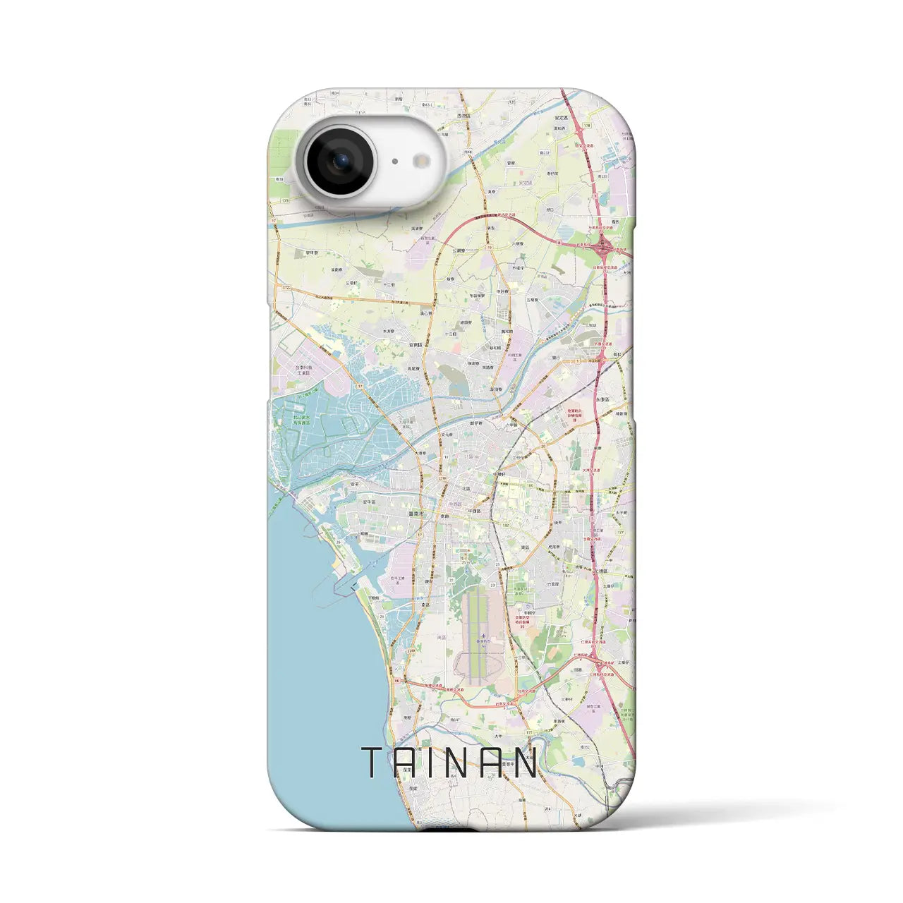 【台南(台湾)】地図柄iPhoneケース(バックカバータイプ)
