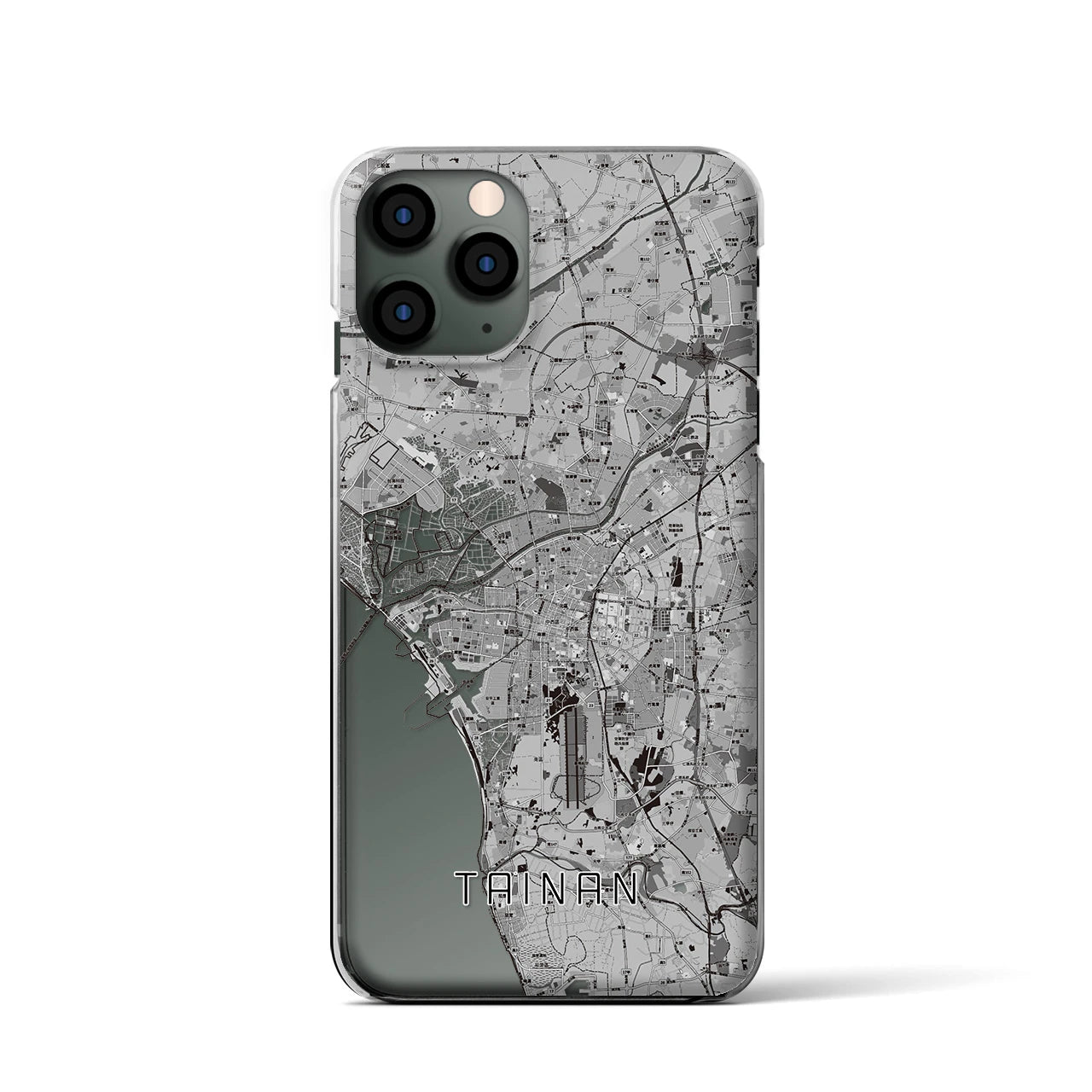 【台南(台湾)】地図柄iPhoneケース(クリアタイプ)