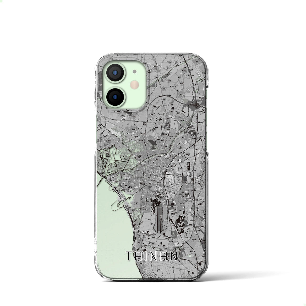 【台南(台湾)】地図柄iPhoneケース(クリアタイプ)