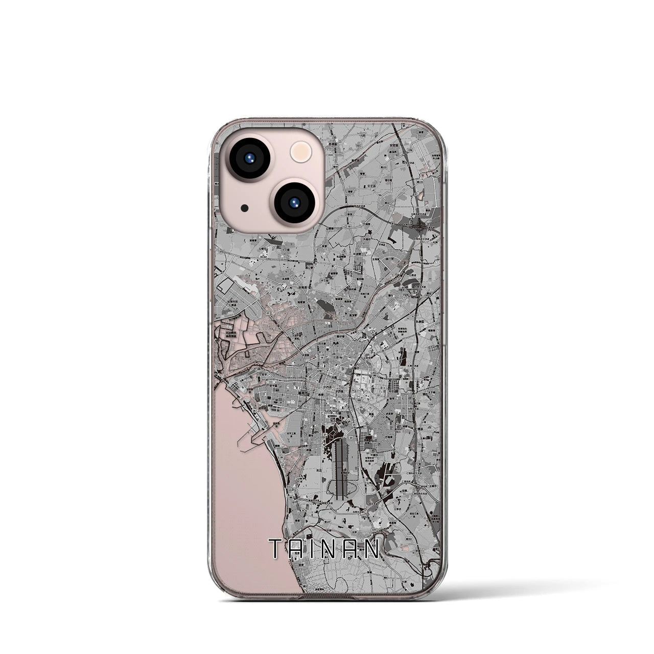 【台南(台湾)】地図柄iPhoneケース(クリアタイプ)