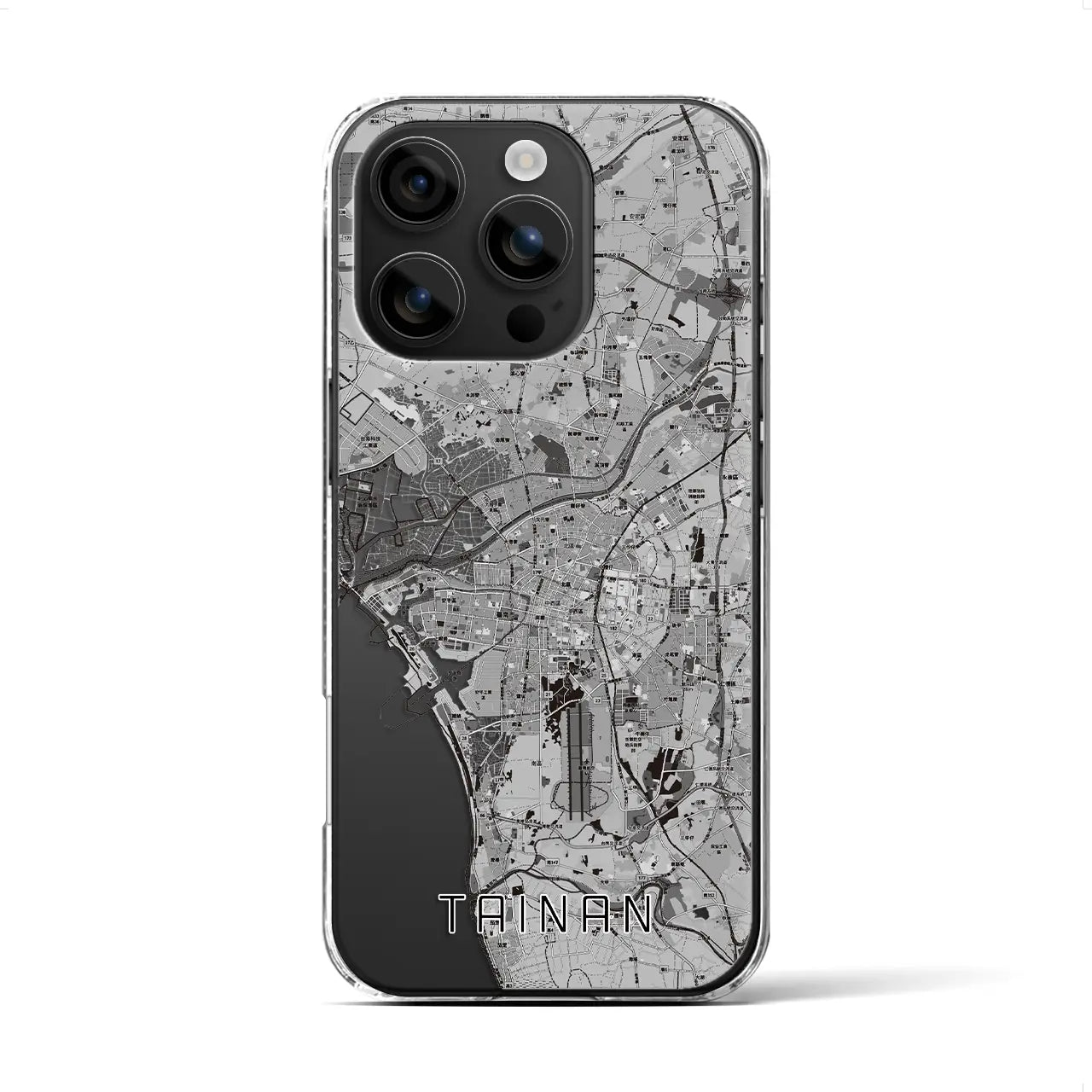 【台南(台湾)】地図柄iPhoneケース(クリアタイプ)