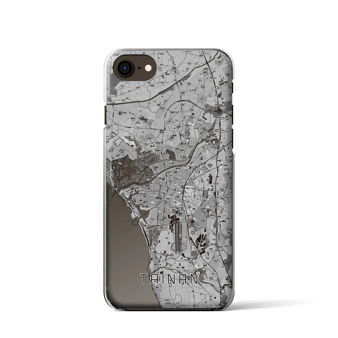 【台南(台湾)】地図柄iPhoneケース(クリアタイプ)