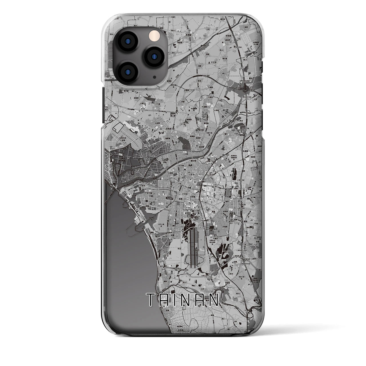 【台南(台湾)】地図柄iPhoneケース(クリアタイプ)