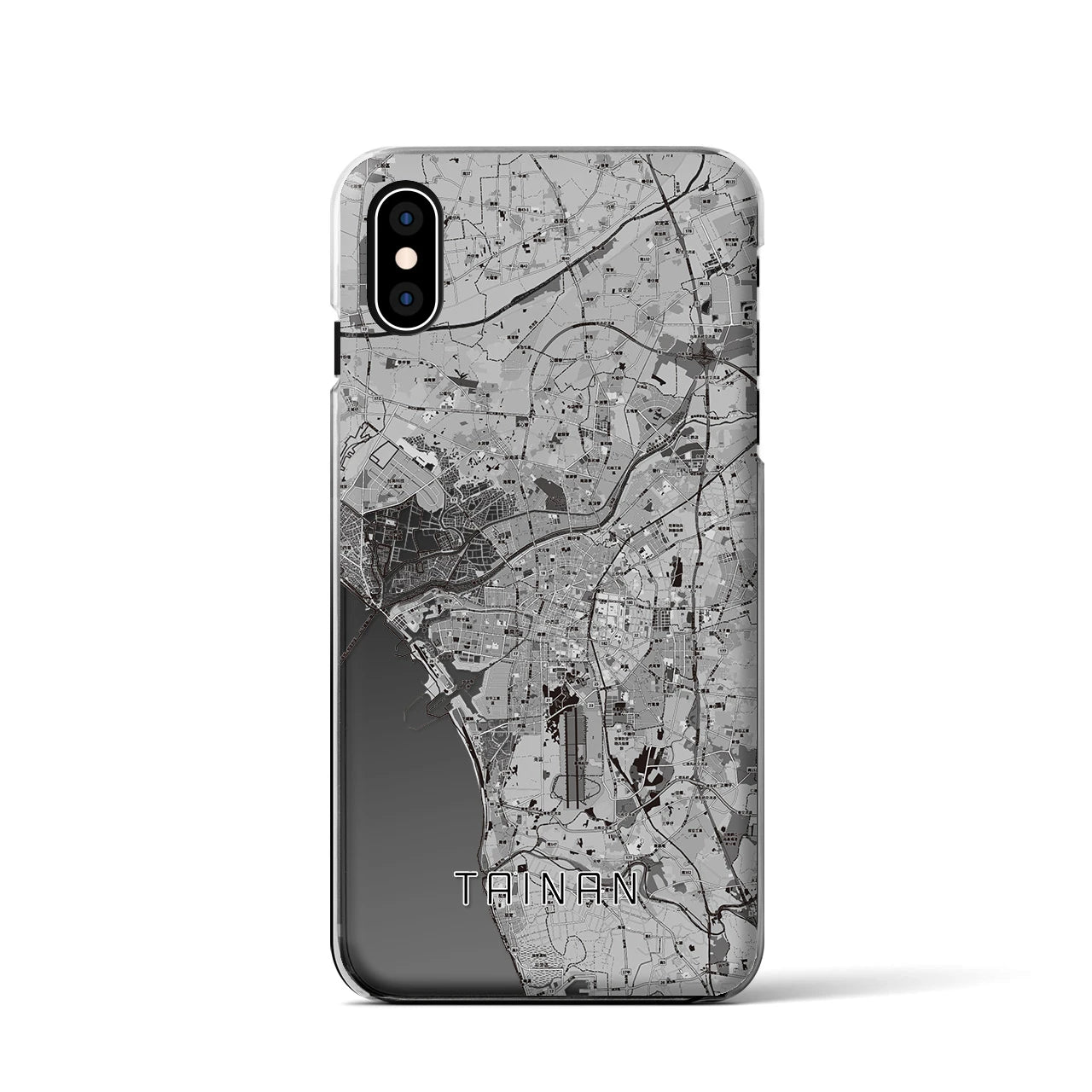 【台南(台湾)】地図柄iPhoneケース(クリアタイプ)