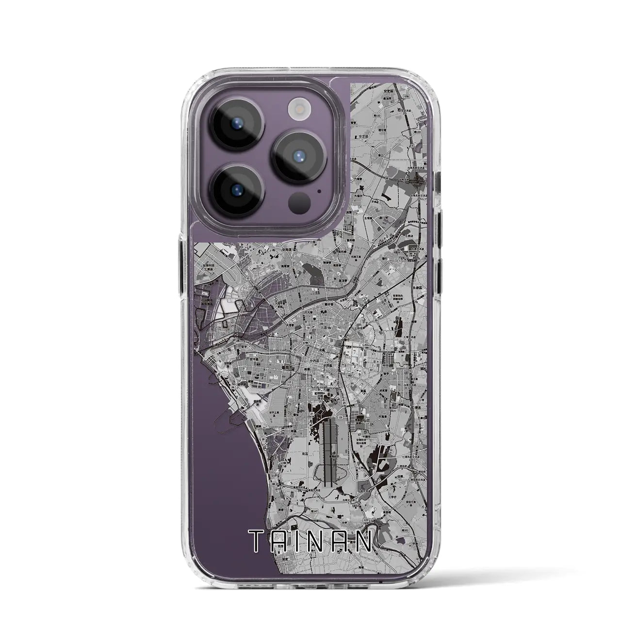 【台南(台湾)】地図柄iPhoneケース(MagSafeタイプ)