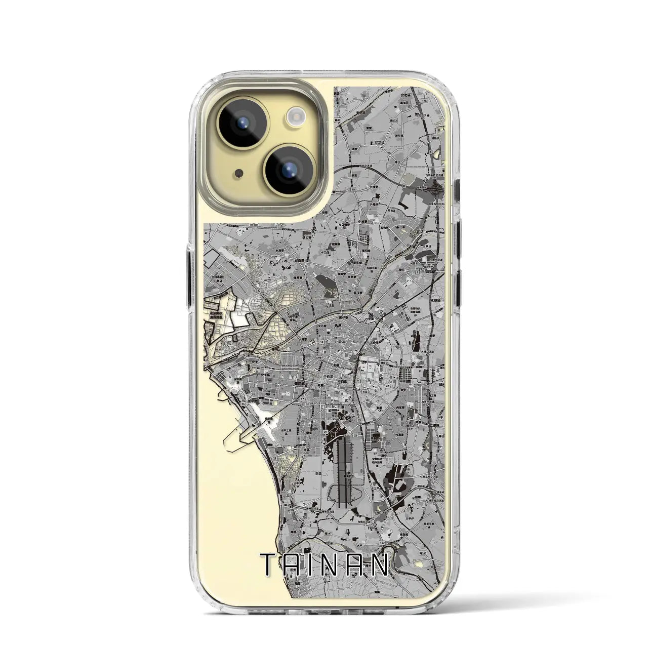 【台南(台湾)】地図柄iPhoneケース(MagSafeタイプ)