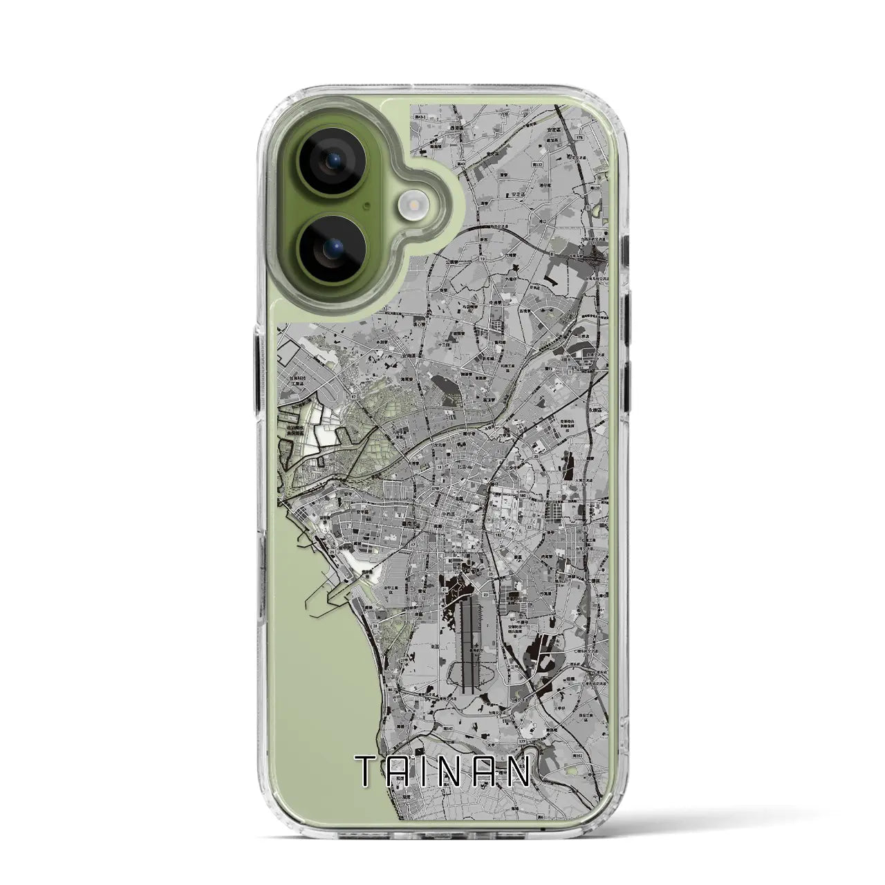 【台南(台湾)】地図柄iPhoneケース(MagSafeタイプ)