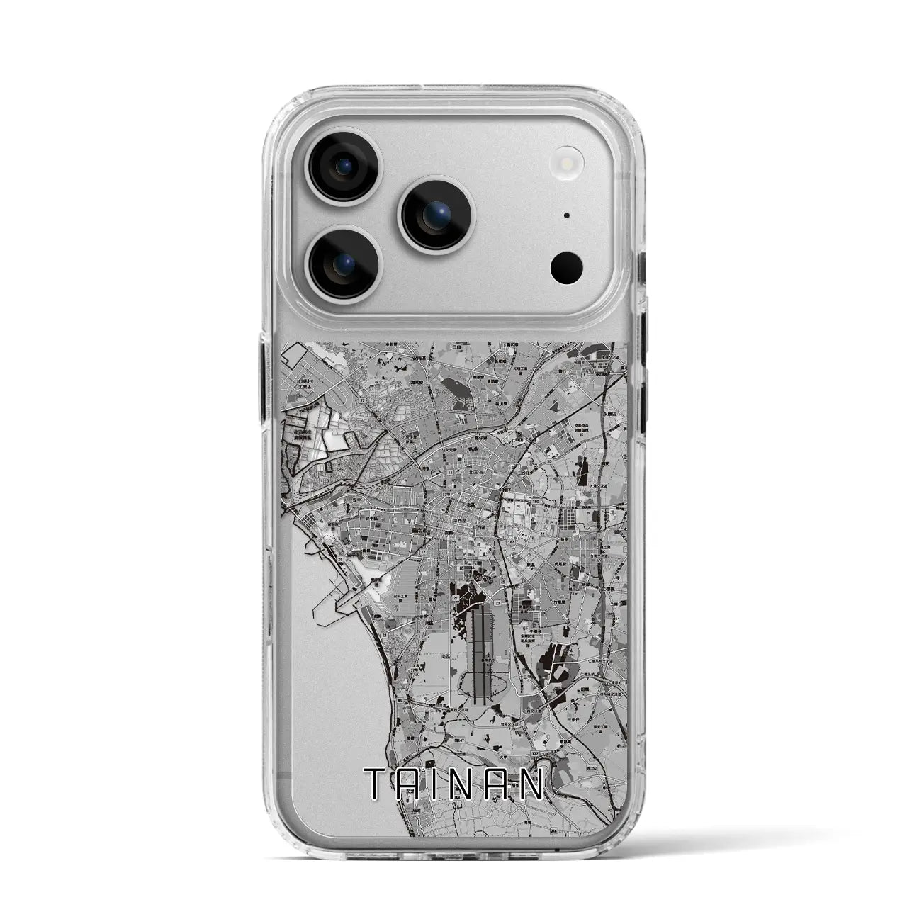【台南(台湾)】地図柄iPhoneケース(MagSafeタイプ)