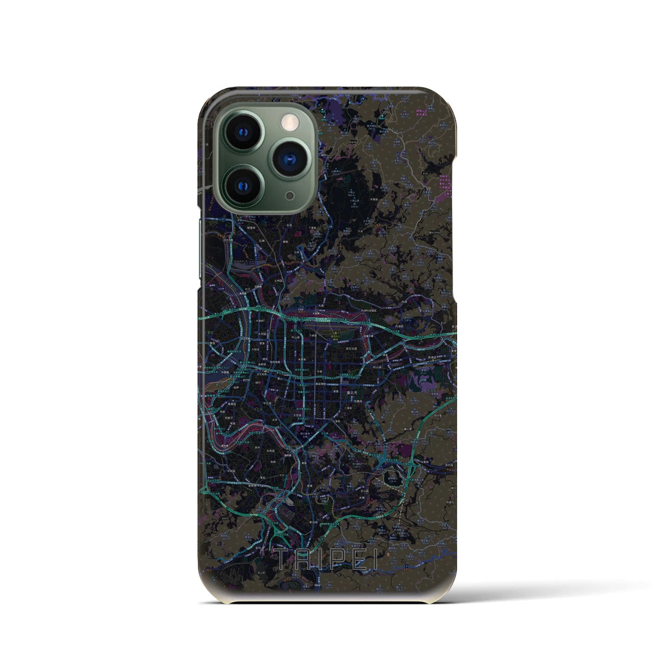 【台北(台湾)】地図柄iPhoneケース(バックカバータイプ)