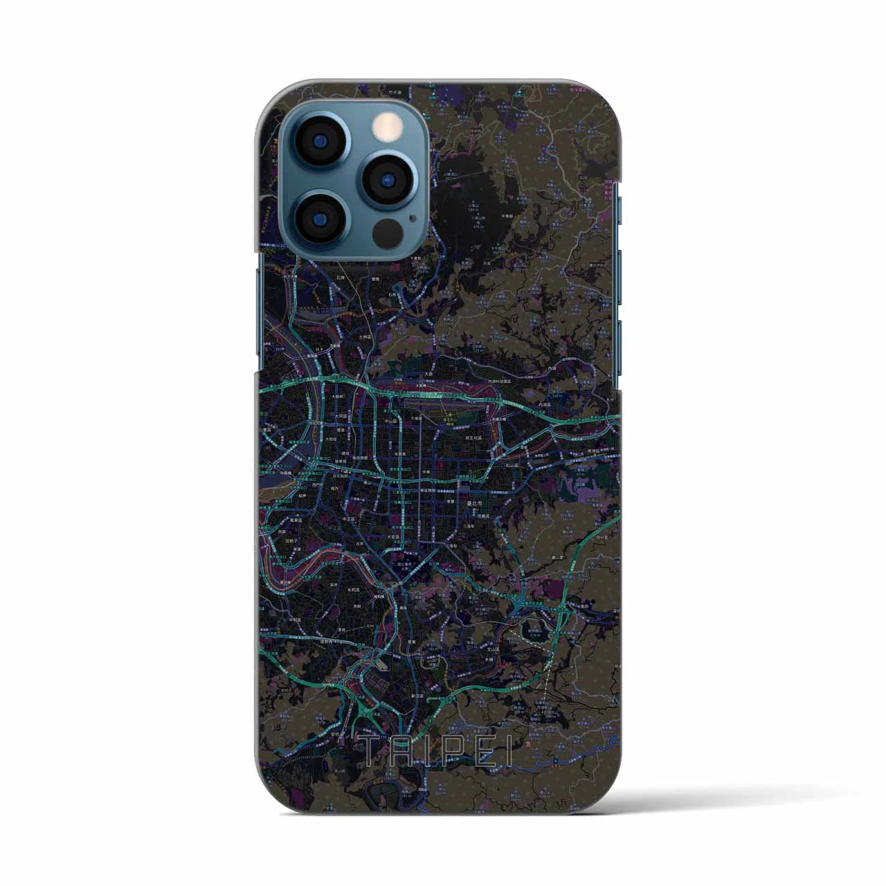 【台北(台湾)】地図柄iPhoneケース(バックカバータイプ)