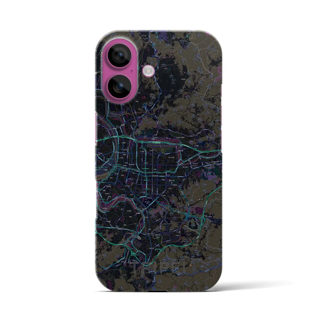 【台北(台湾)】地図柄iPhoneケース(バックカバータイプ)