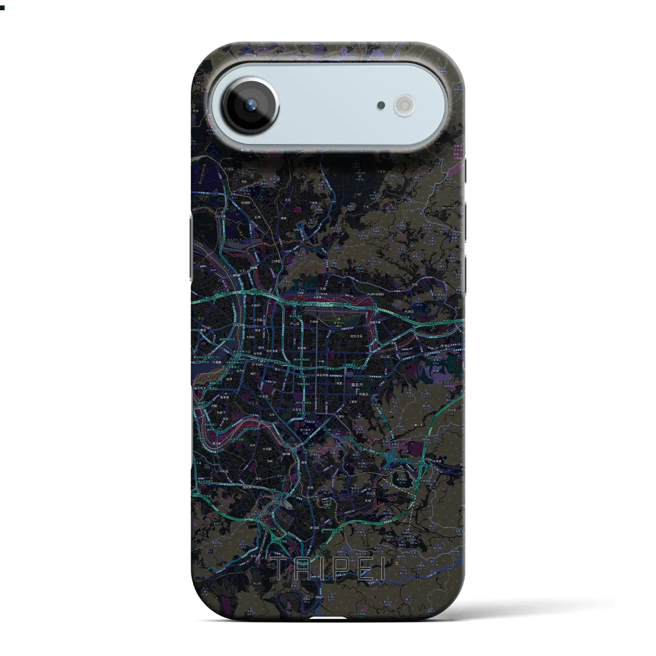 【台北(台湾)】地図柄iPhoneケース(バックカバータイプ)