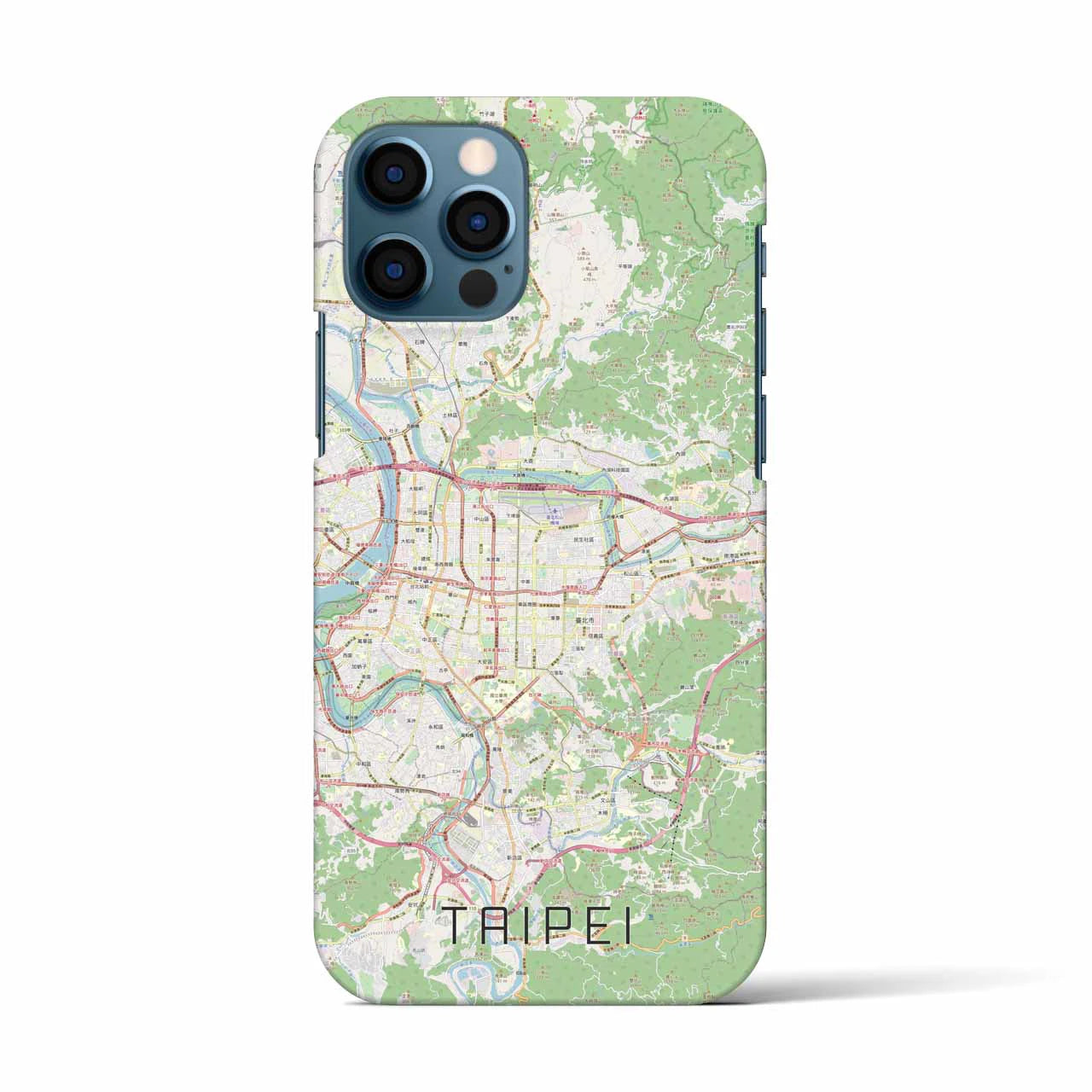 【台北(台湾)】地図柄iPhoneケース(バックカバータイプ)