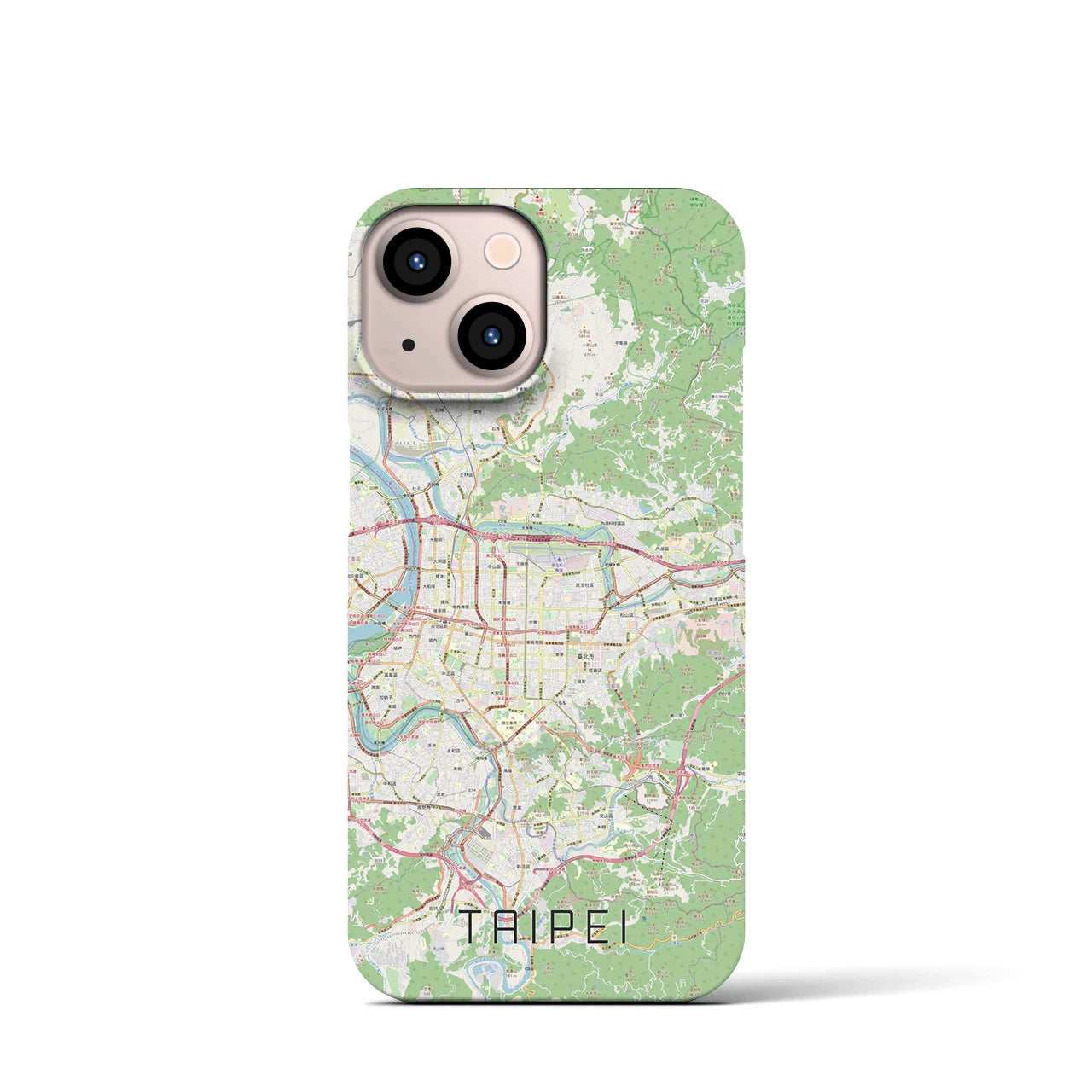 【台北(台湾)】地図柄iPhoneケース(バックカバータイプ)