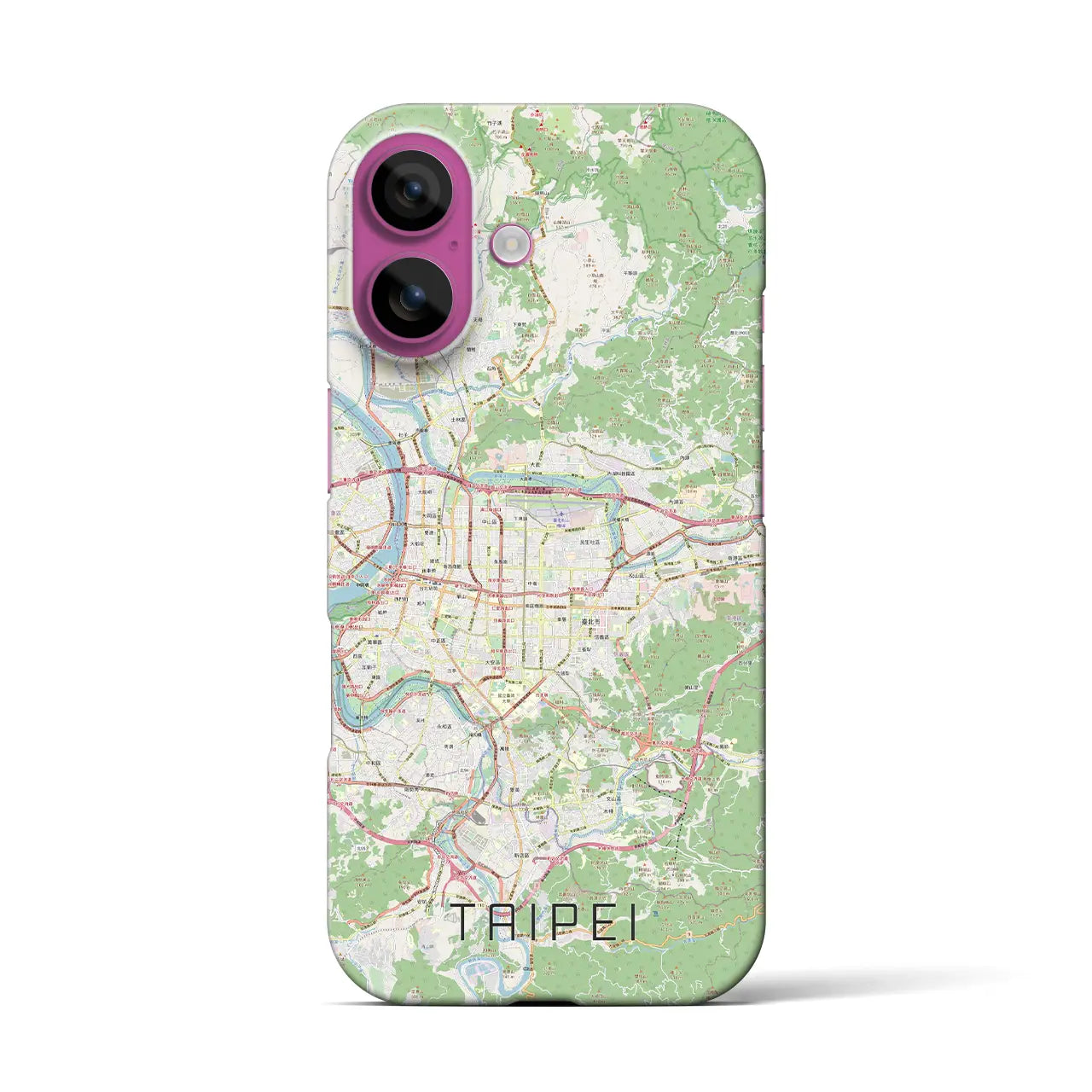 【台北(台湾)】地図柄iPhoneケース(バックカバータイプ)