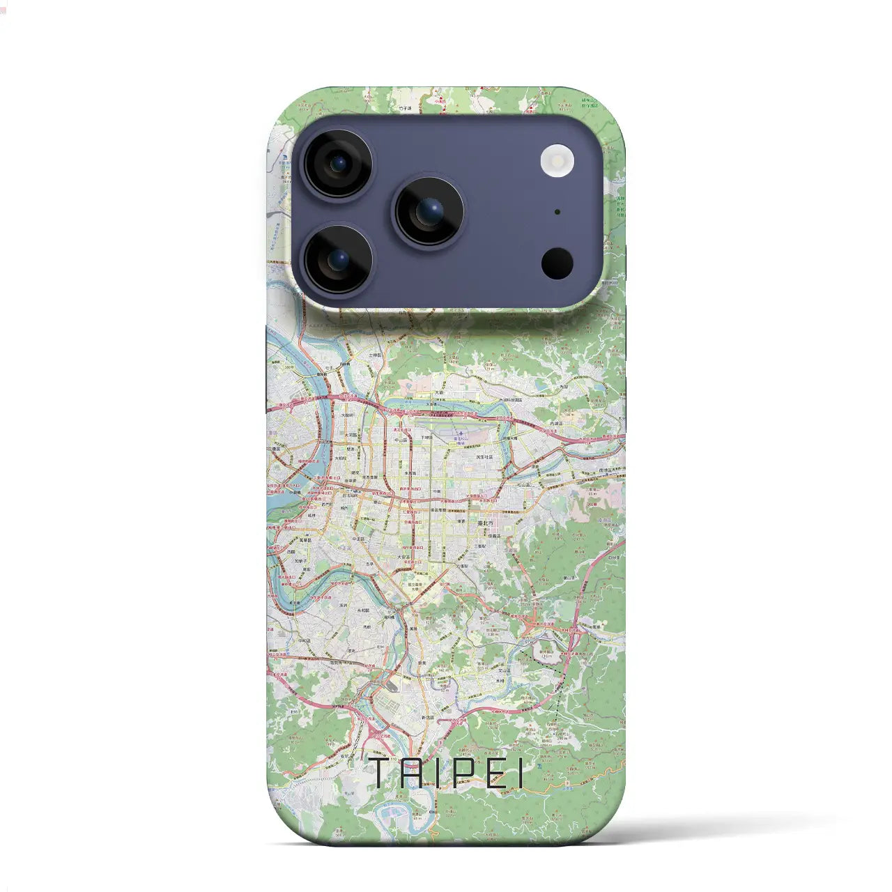 【台北(台湾)】地図柄iPhoneケース(バックカバータイプ)