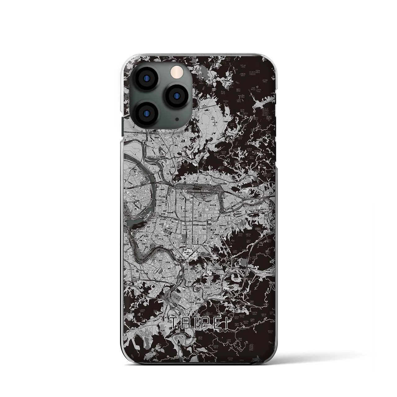 【台北(台湾)】地図柄iPhoneケース(クリアタイプ)