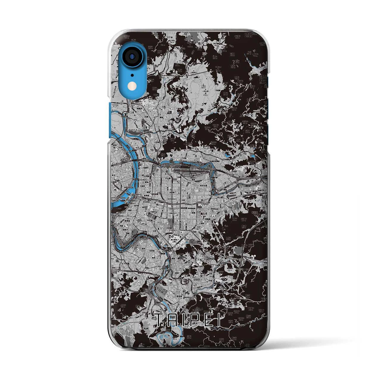 【台北(台湾)】地図柄iPhoneケース(クリアタイプ)