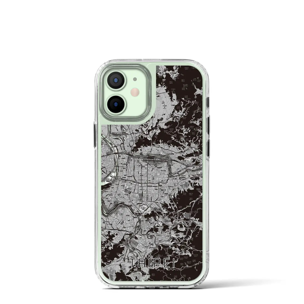 【台北(台湾)】地図柄iPhoneケース(MagSafeタイプ)