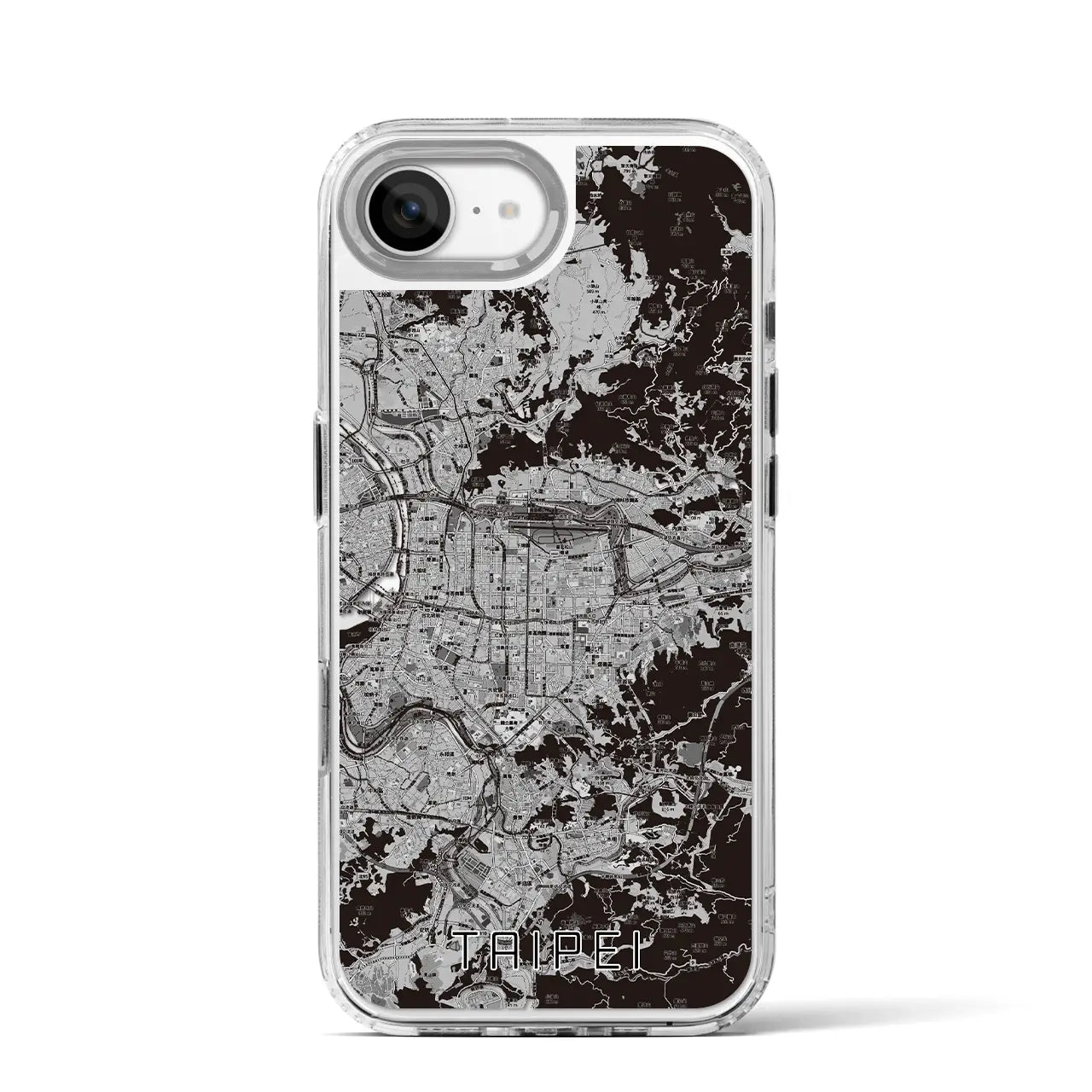 【台北(台湾)】地図柄iPhoneケース(MagSafeタイプ)