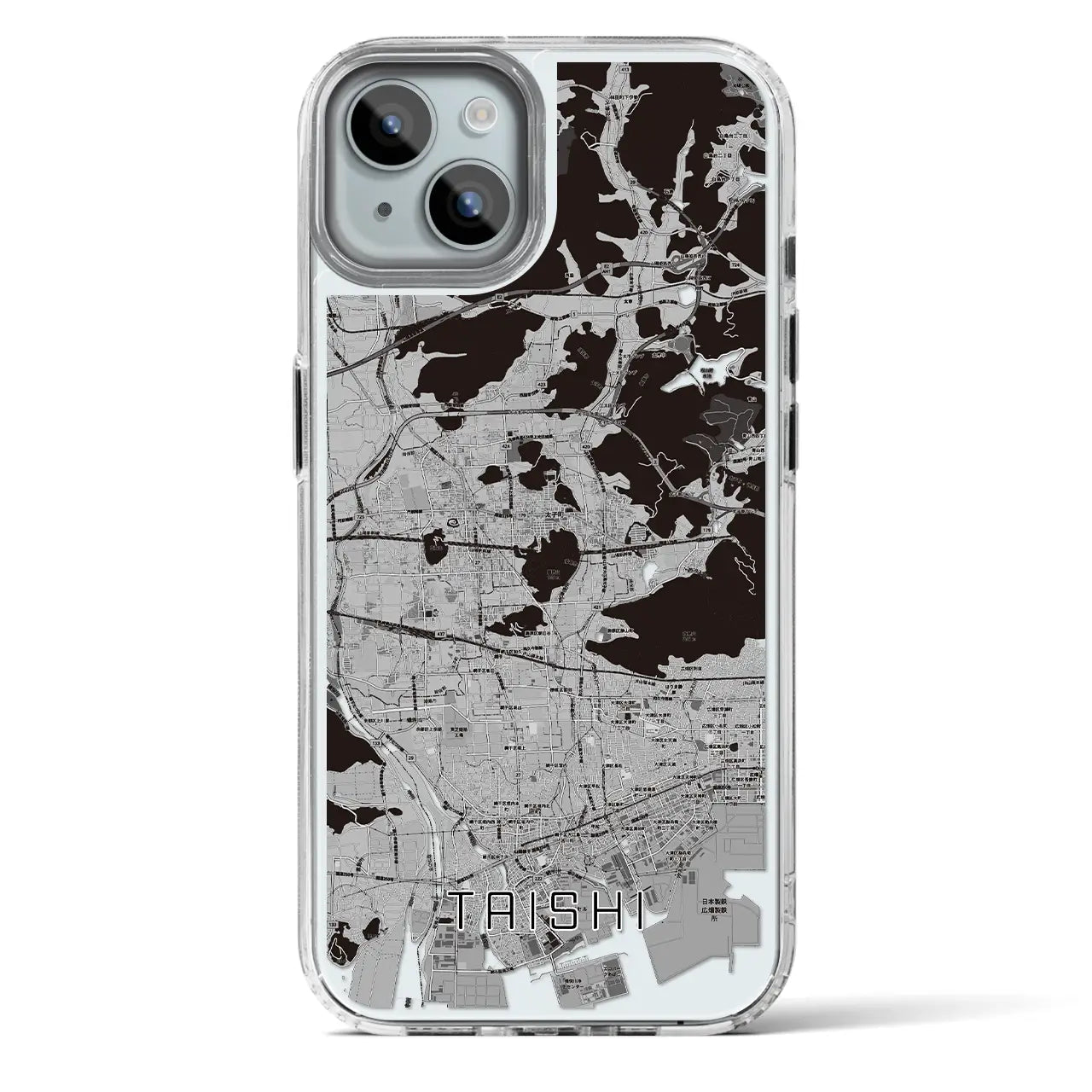 【太子(兵庫県)】地図柄iPhoneケース(MagSafeタイプ)