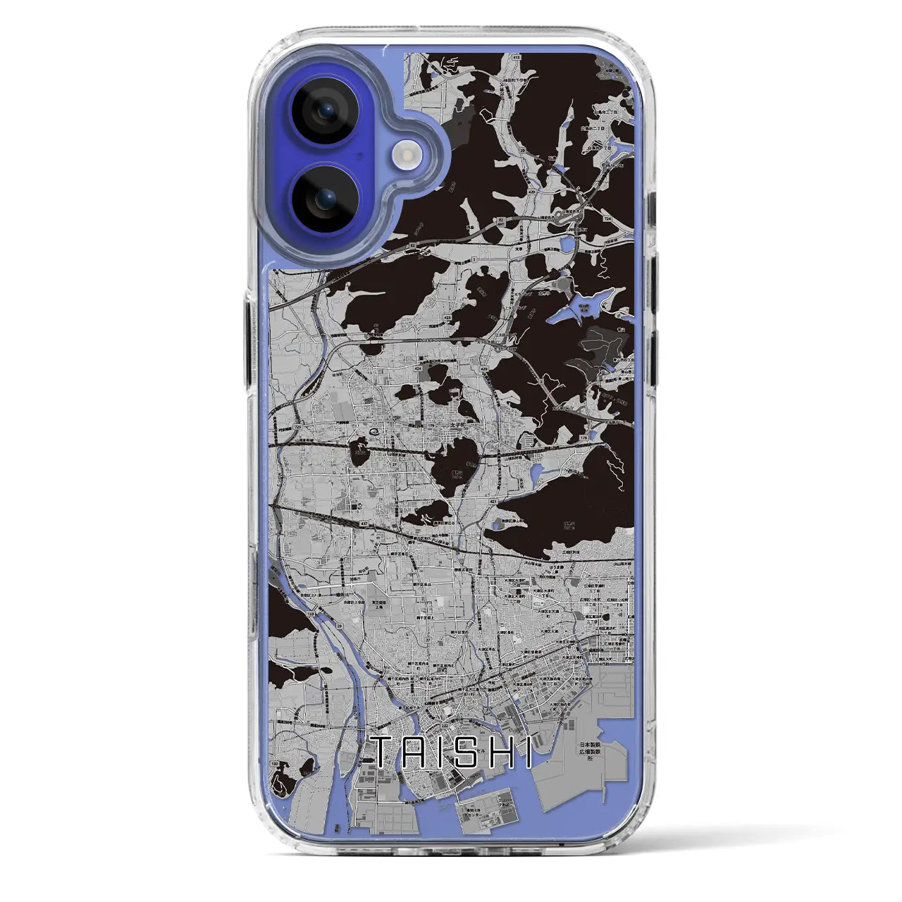 【太子(兵庫県)】地図柄iPhoneケース(MagSafeタイプ)