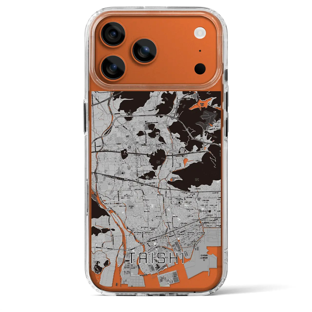 【太子(兵庫県)】地図柄iPhoneケース(MagSafeタイプ)