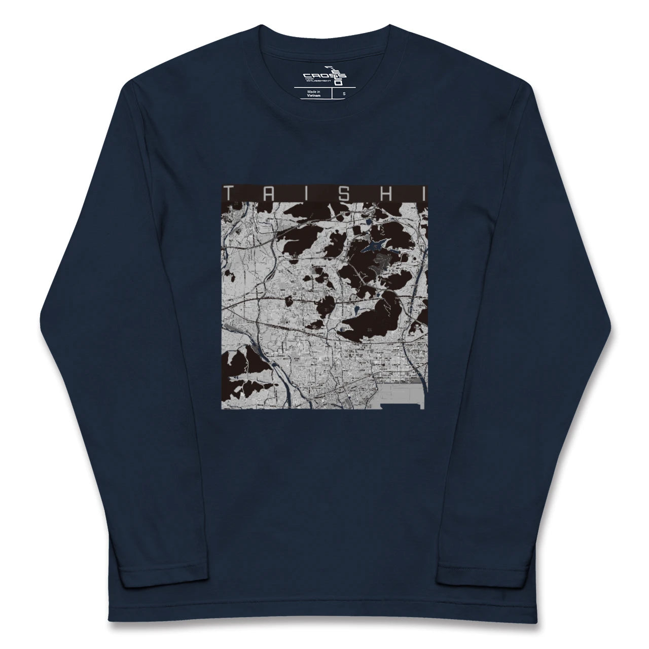 【太子(兵庫県)】地図柄ロングスリーブTシャツ