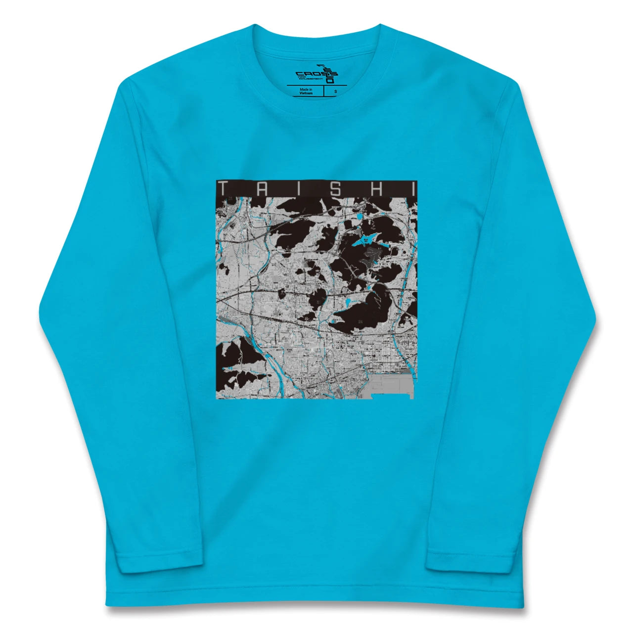 【太子(兵庫県)】地図柄ロングスリーブTシャツ