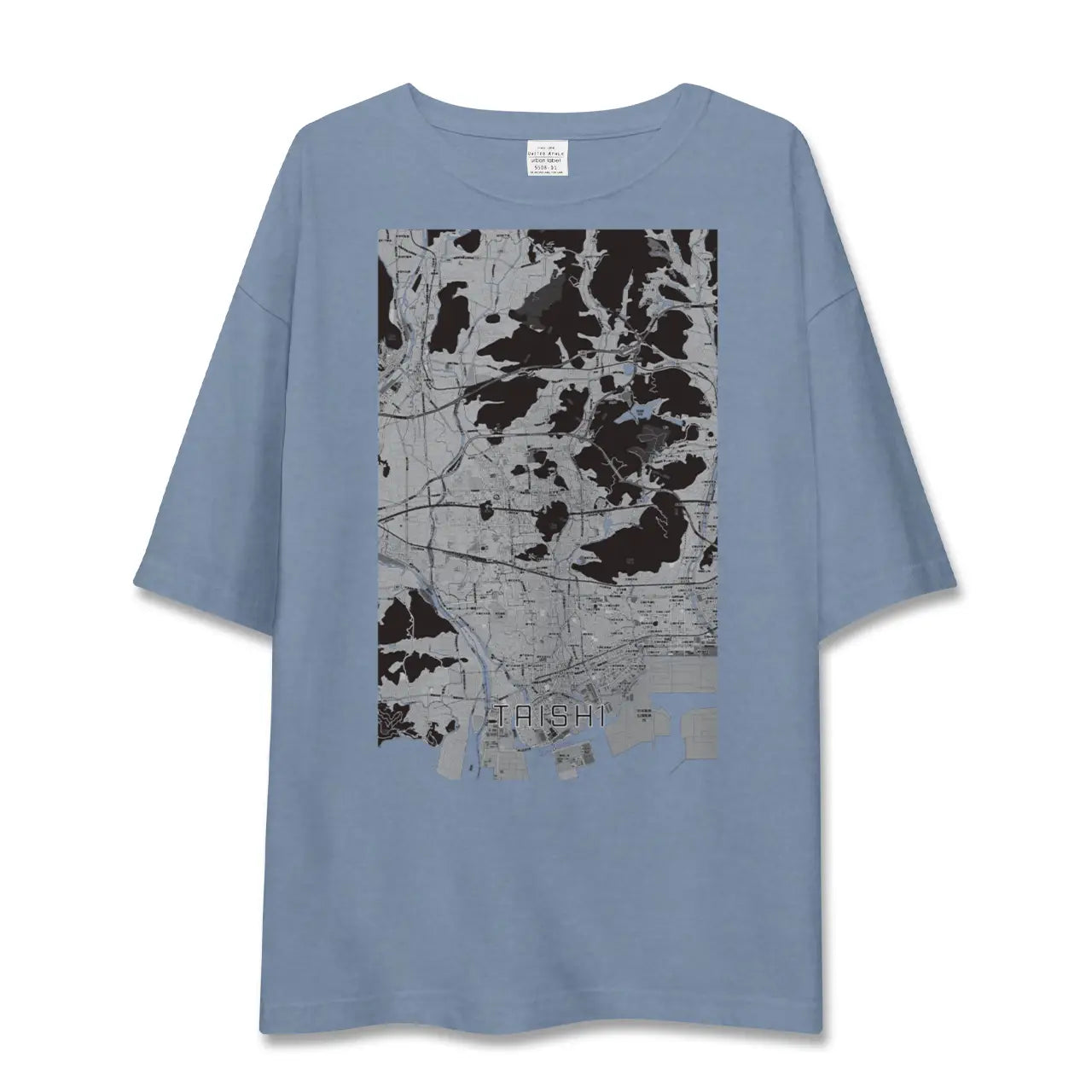 【太子(兵庫県)】地図柄ビッグシルエットTシャツ