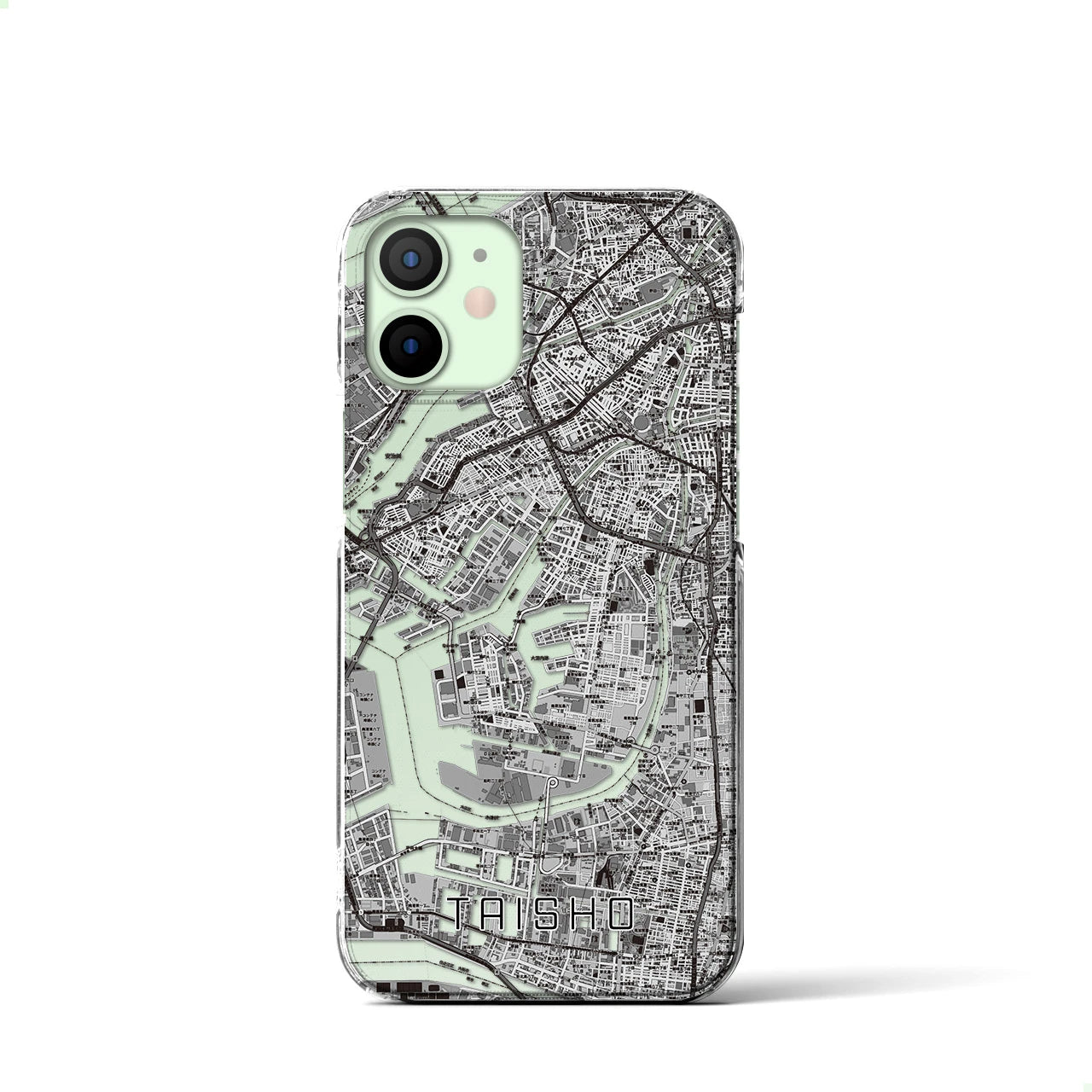 【大正(大阪府)】地図柄iPhoneケース(クリアタイプ)