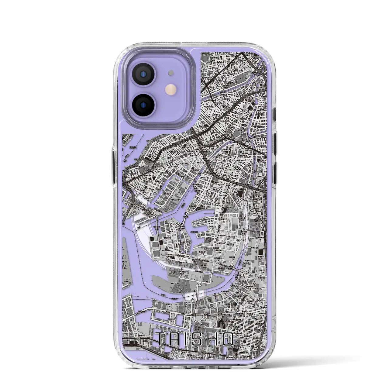 【大正(大阪府)】地図柄iPhoneケース(MagSafeタイプ)