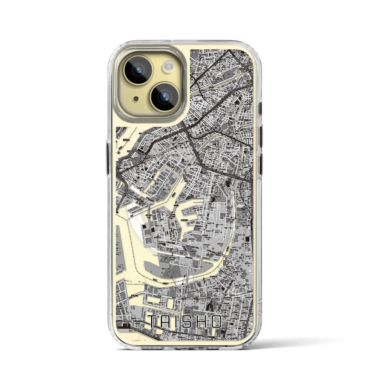 【大正(大阪府)】地図柄iPhoneケース(MagSafeタイプ)
