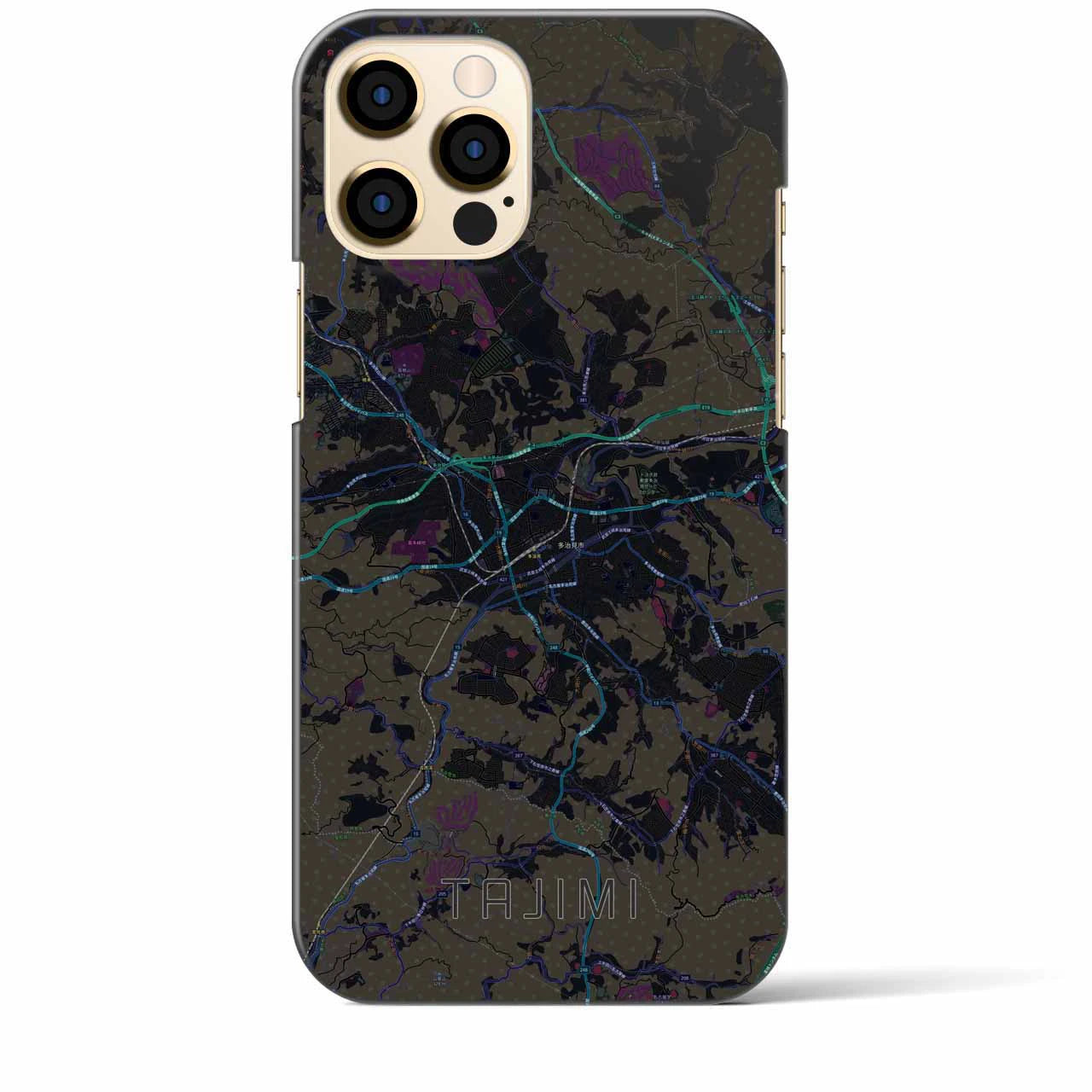 【多治見(岐阜県)】地図柄iPhoneケース(バックカバータイプ)