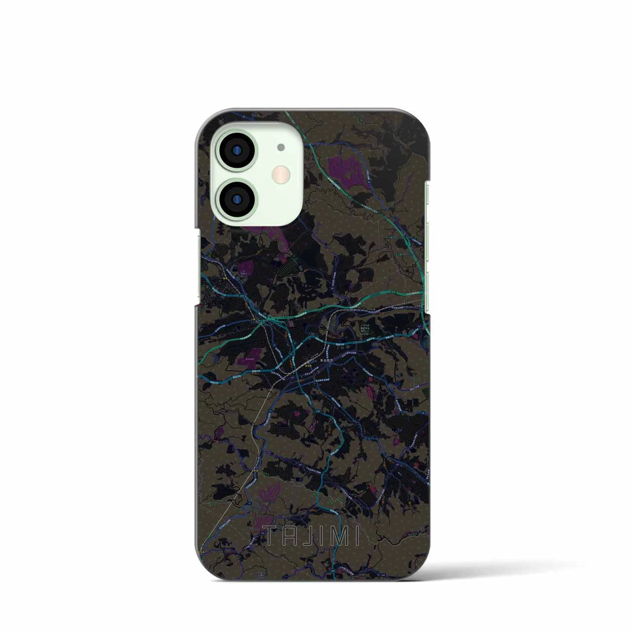 【多治見(岐阜県)】地図柄iPhoneケース(バックカバータイプ)