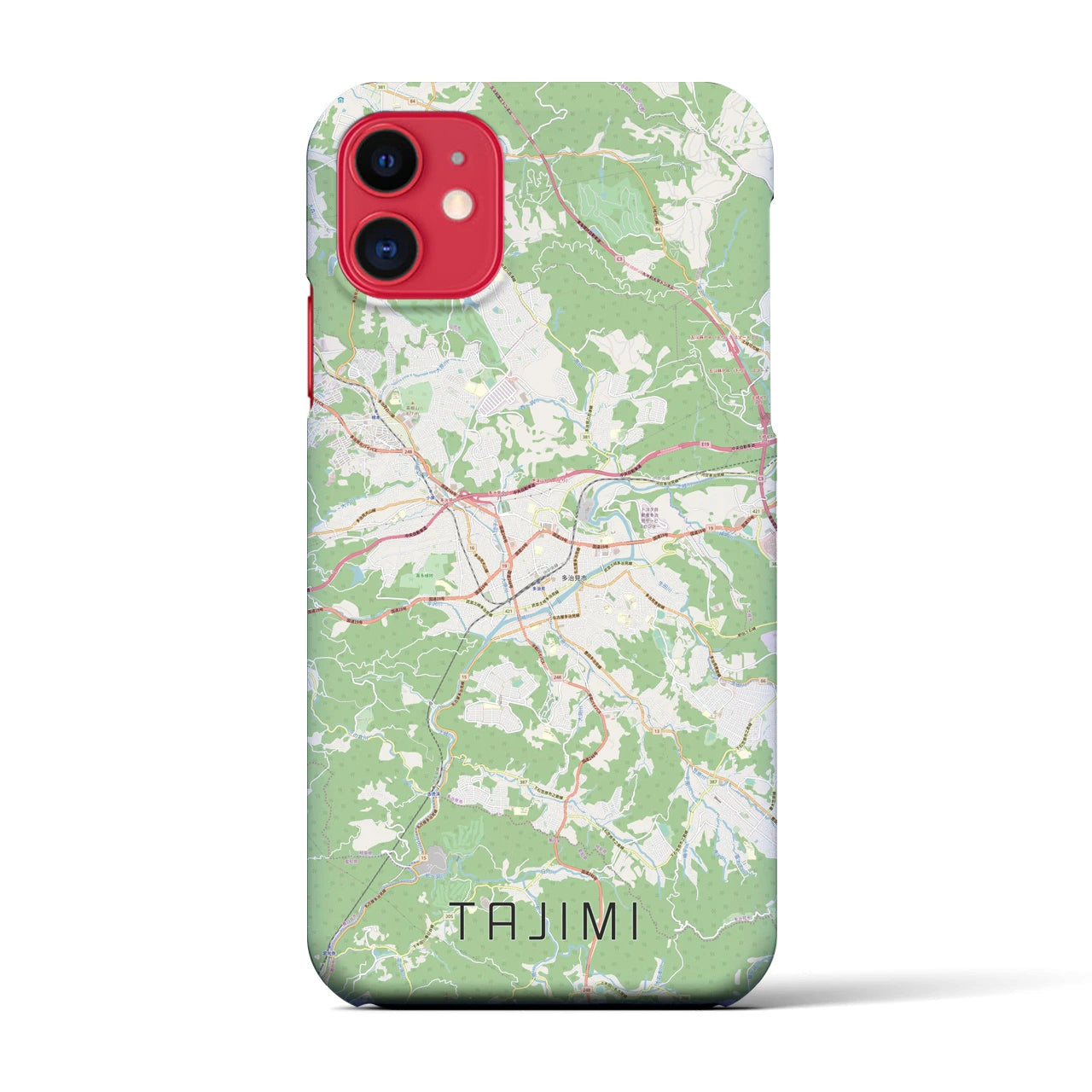 【多治見(岐阜県)】地図柄iPhoneケース(バックカバータイプ)
