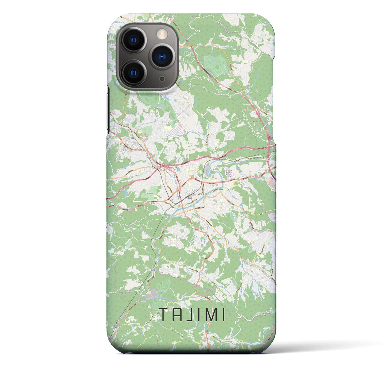【多治見(岐阜県)】地図柄iPhoneケース(バックカバータイプ)