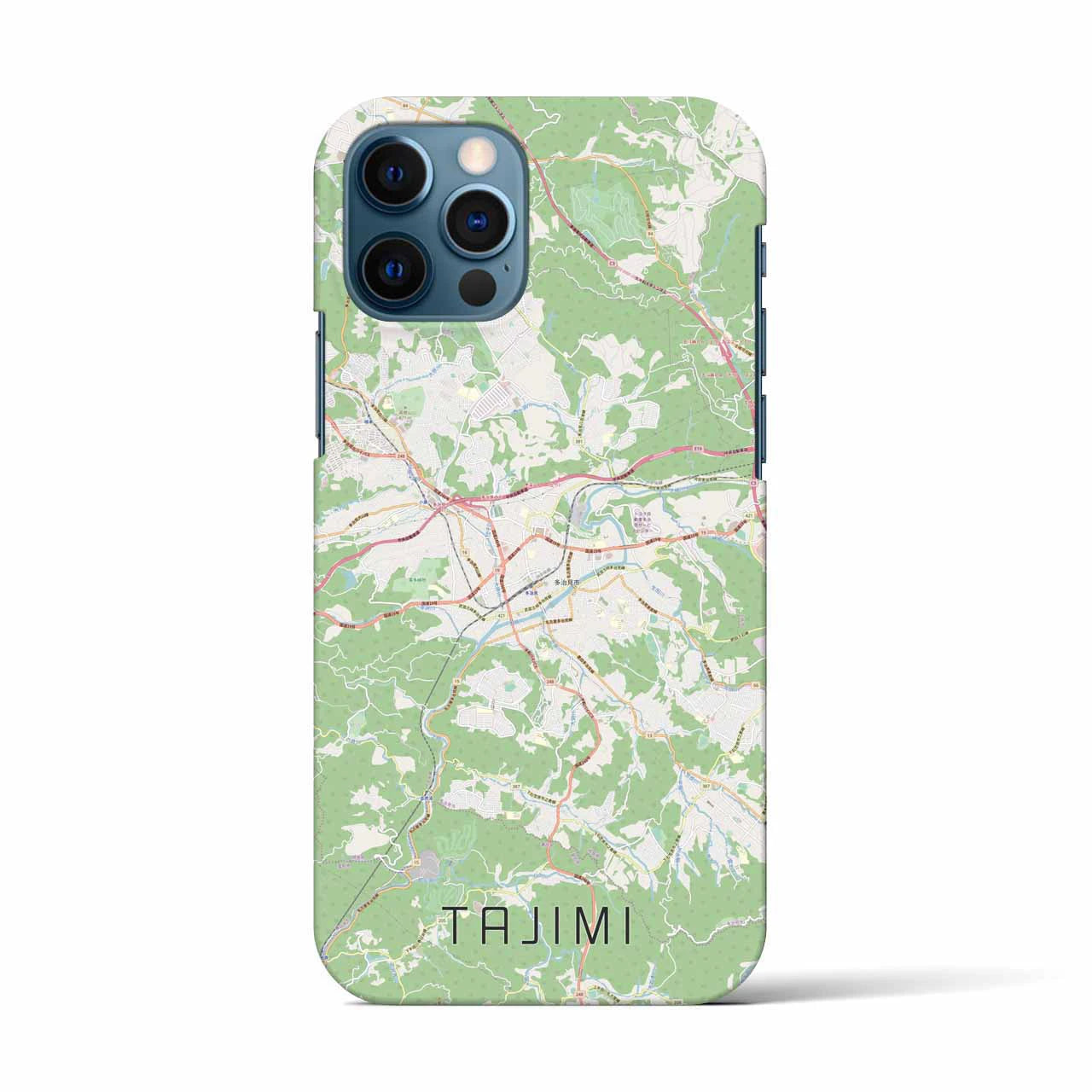 【多治見(岐阜県)】地図柄iPhoneケース(バックカバータイプ)
