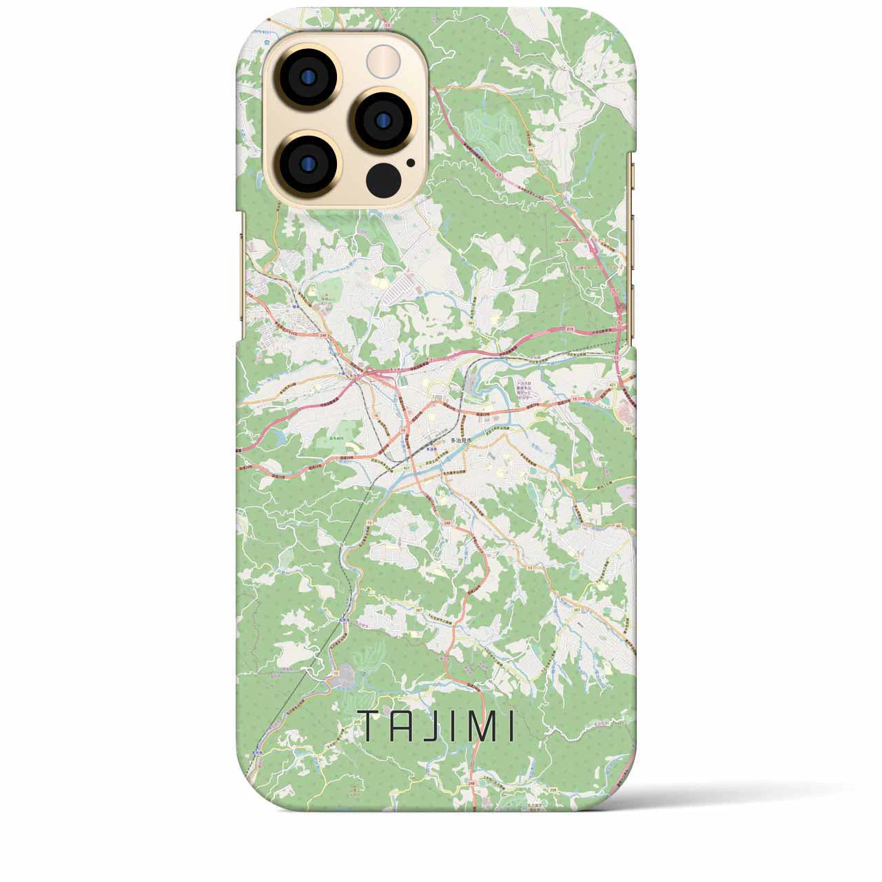 【多治見(岐阜県)】地図柄iPhoneケース(バックカバータイプ)