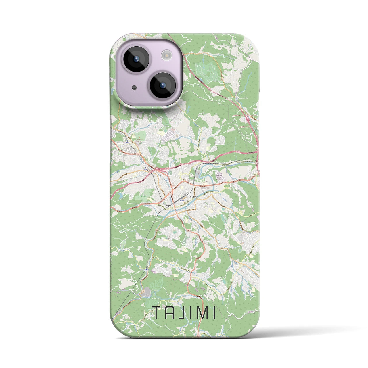 【多治見(岐阜県)】地図柄iPhoneケース(バックカバータイプ)